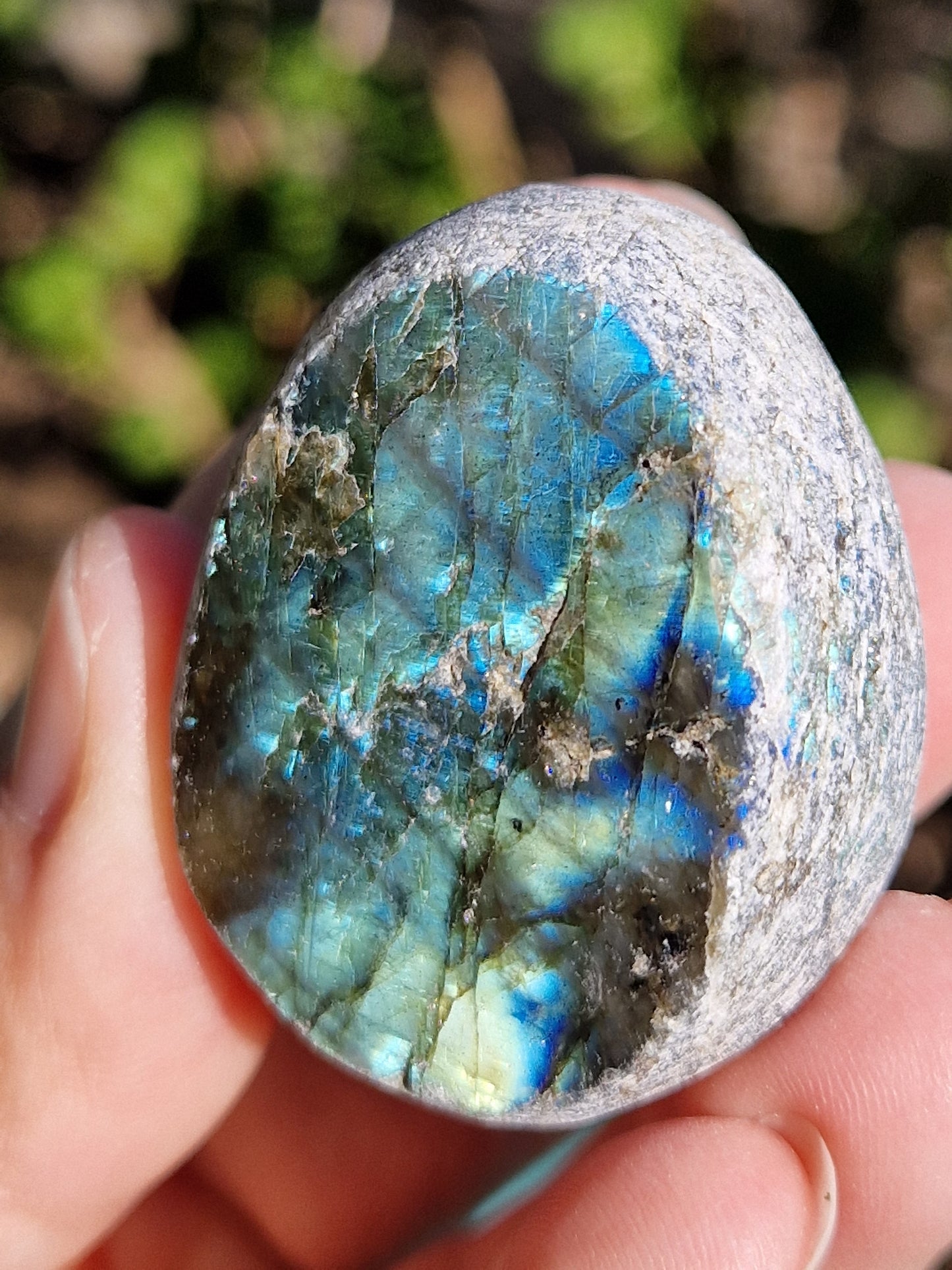 Demi sphère de Labradorite (à choisir)