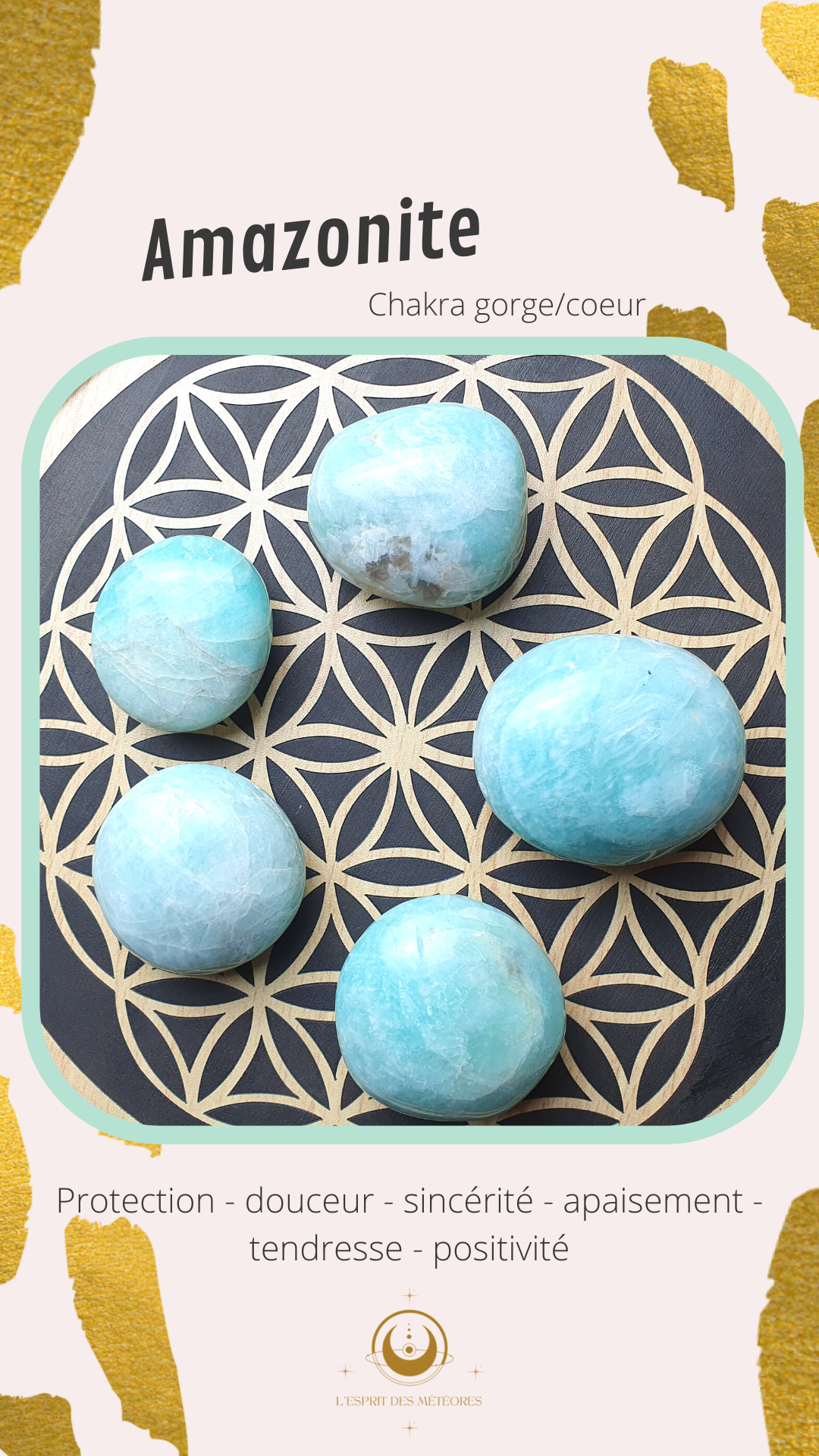 Galet Amazonite (à choisir)