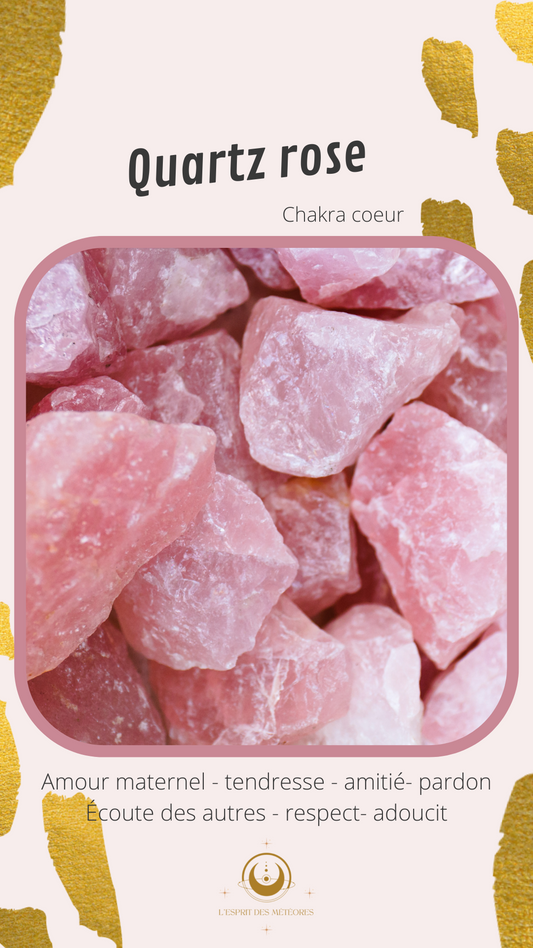 Fiole Quartz rose