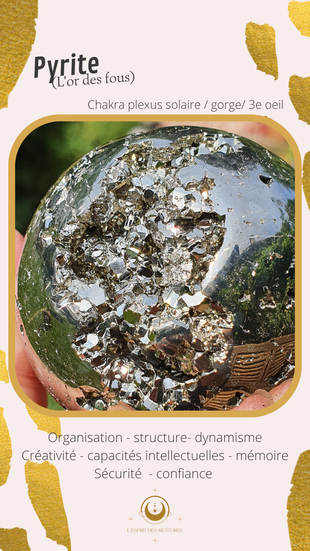 Pyrite d'Espagne (à choisir)
