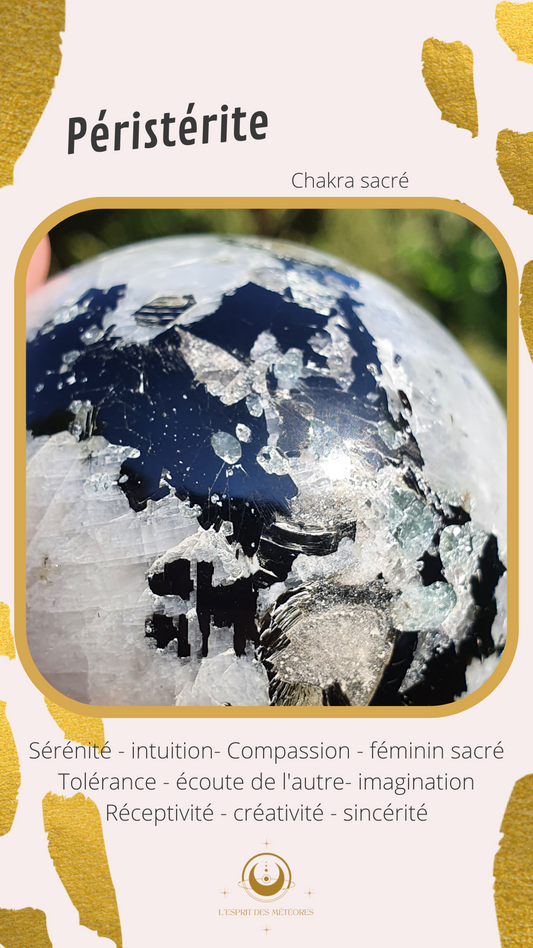 Pierre roulée Péristérite