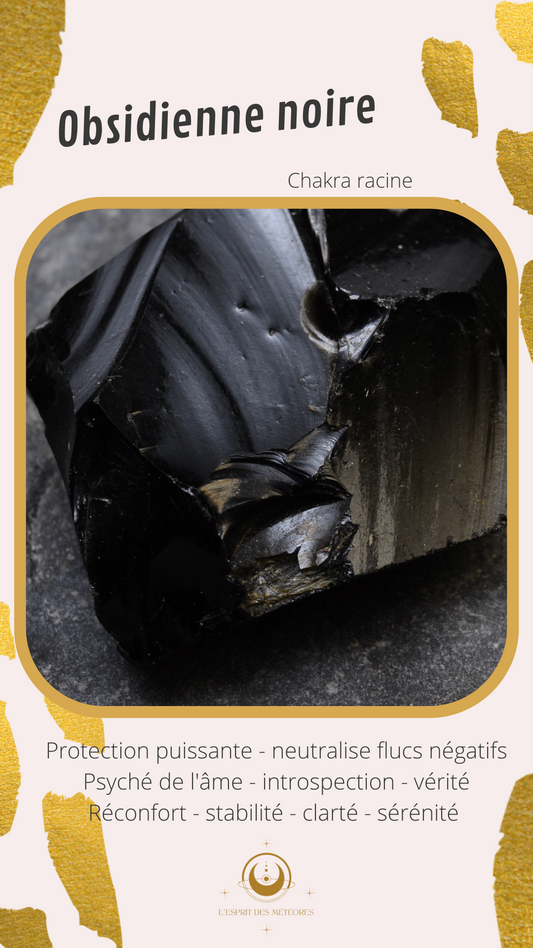 Fiole Obsidienne noire