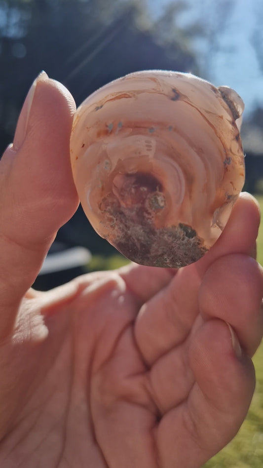 Agate eau (enhydre) n°4