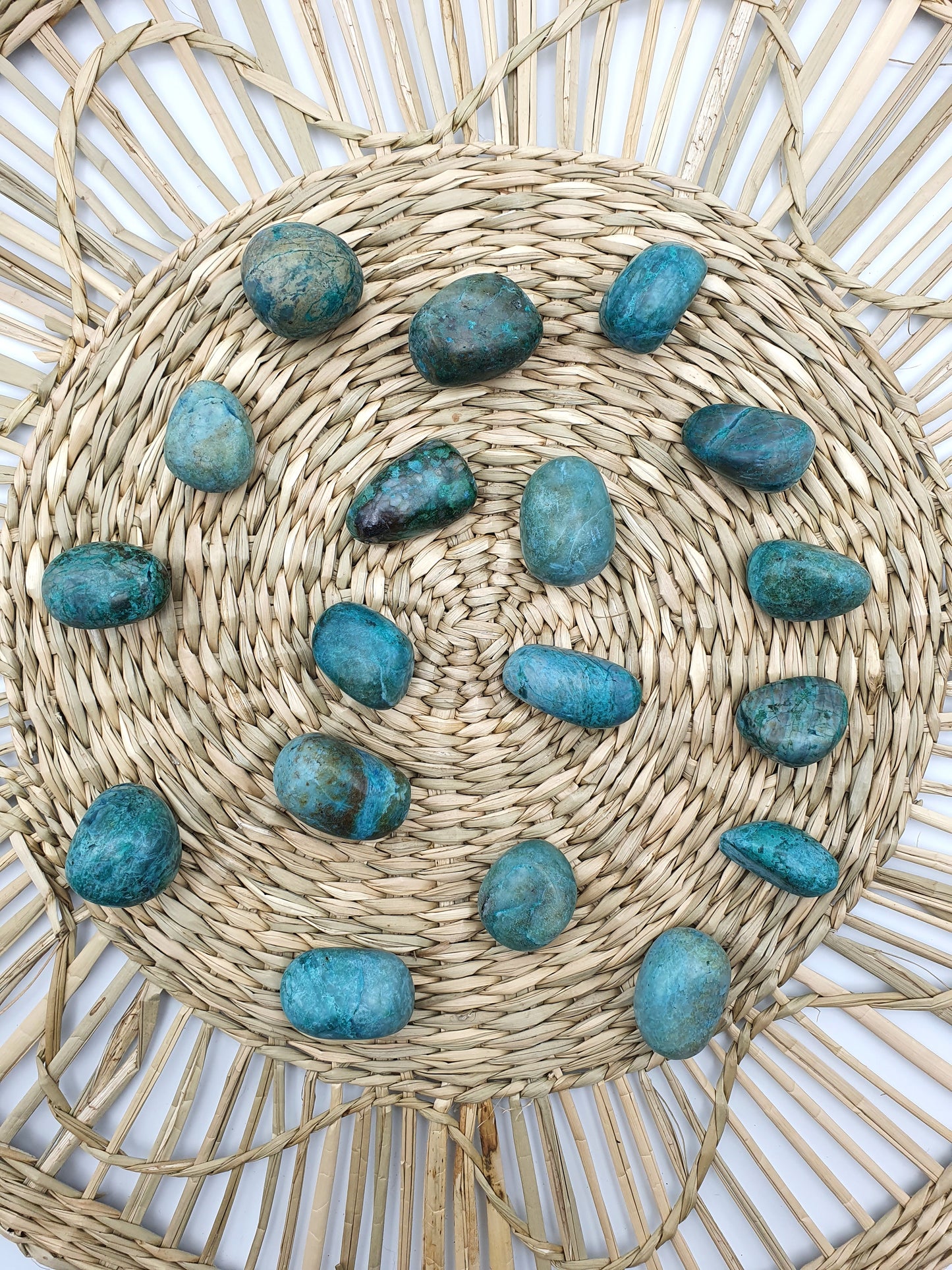 Pierre roulée Chrysocolle Pérou