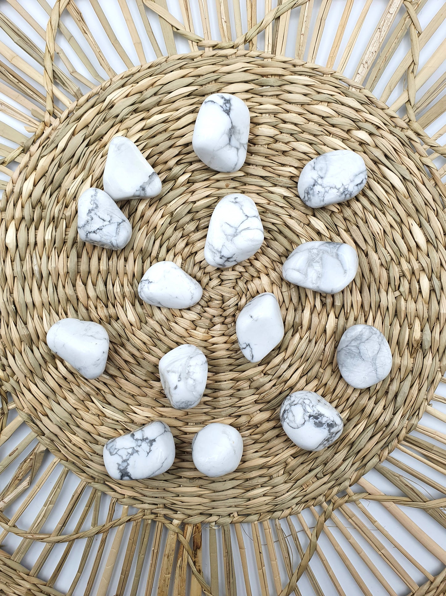 Pierre roulée Howlite