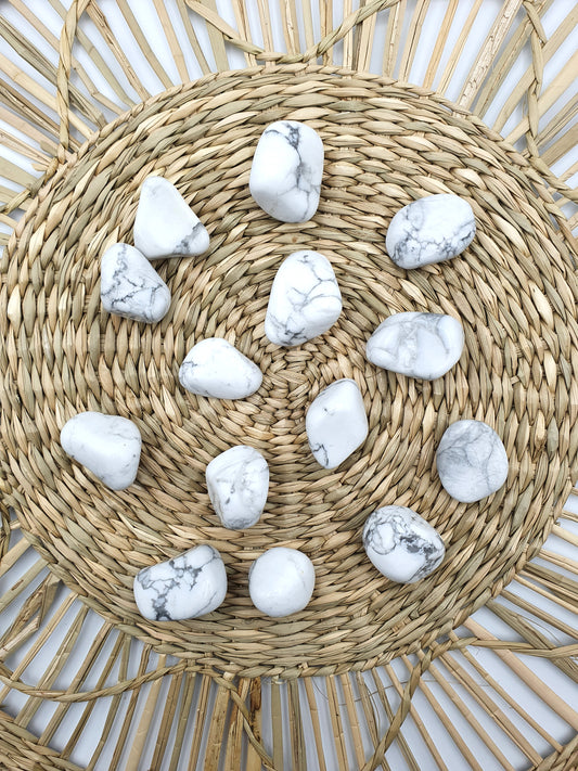Pierre roulée Howlite