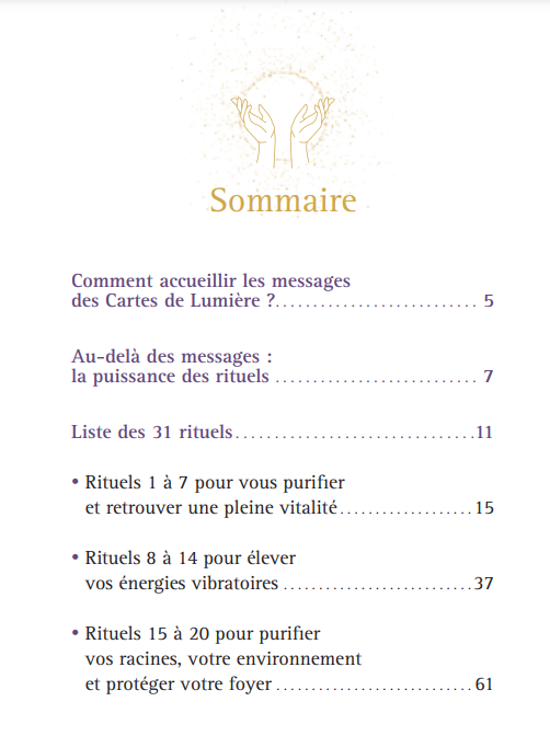 Oracle Messages de Lumière