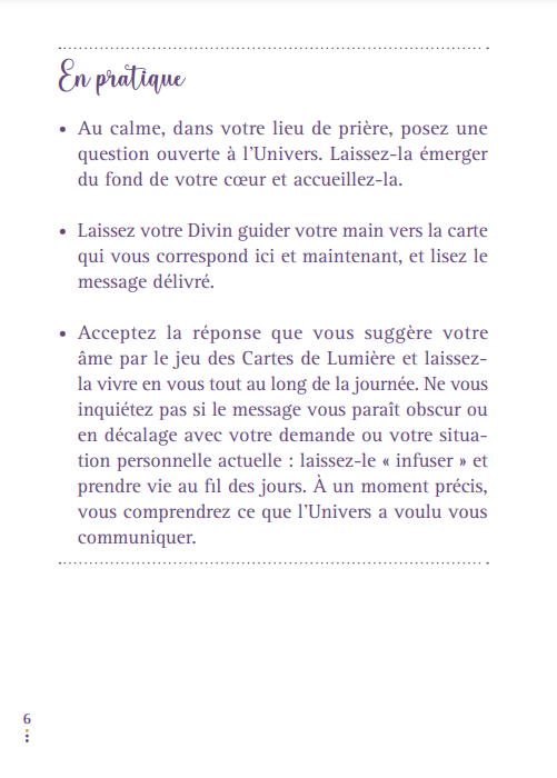 Oracle Messages de Lumière