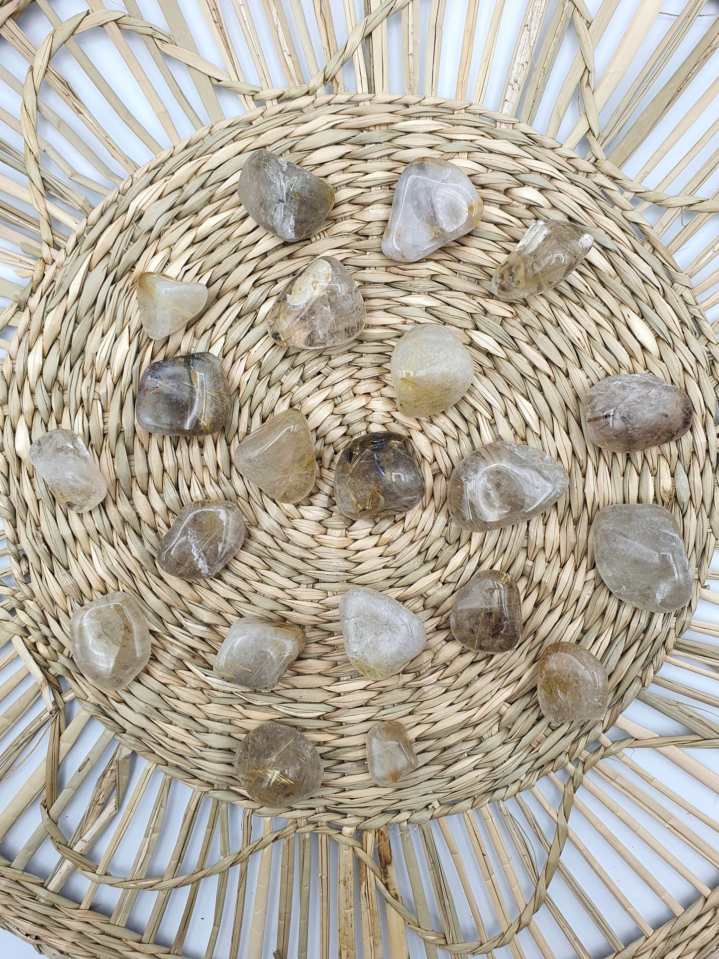 Pierre roulée Quartz rutile