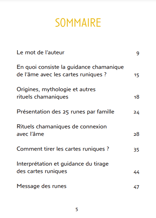 Oracle Chamanique des Runes