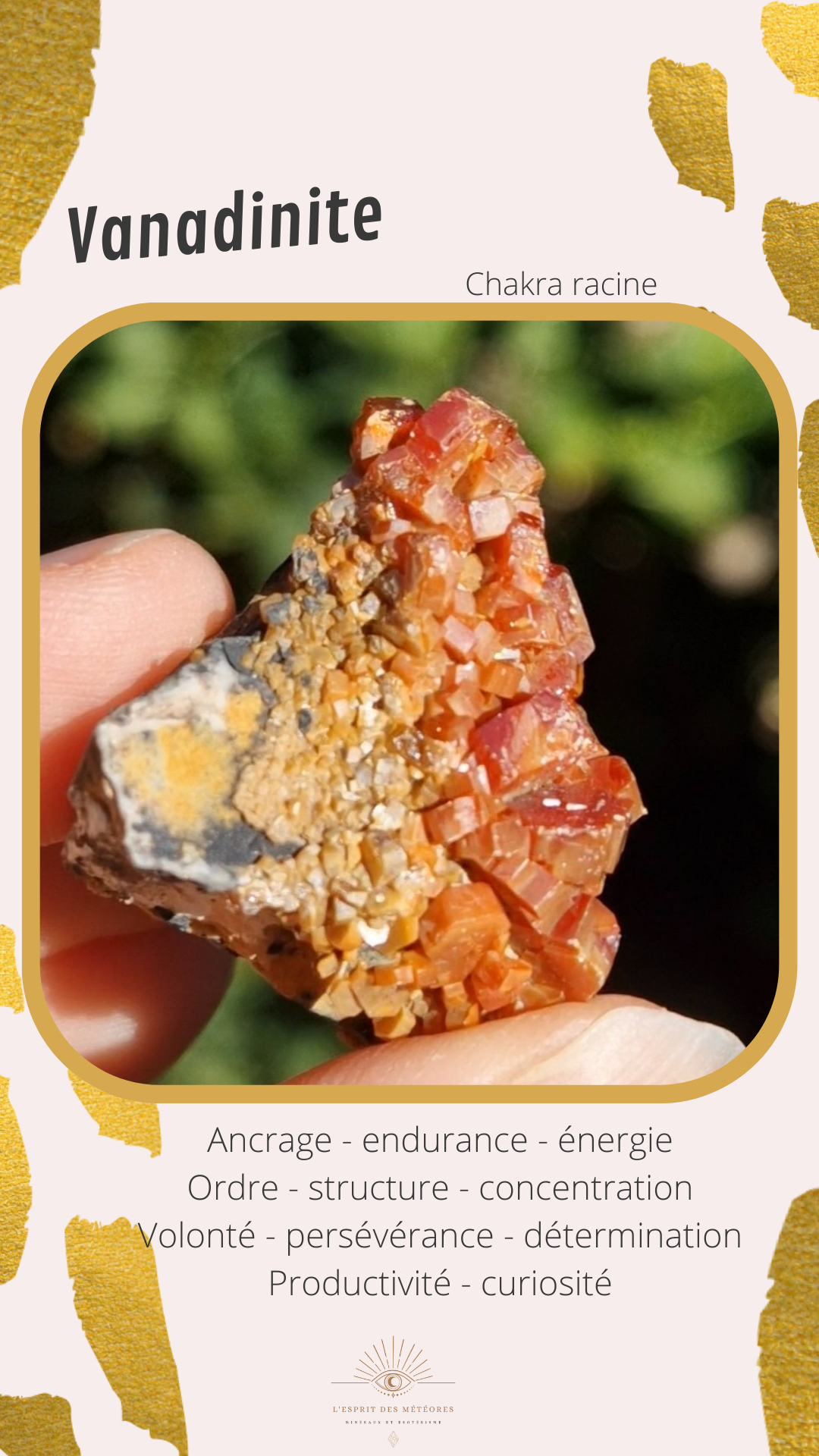 Vanadinite du Maroc n°7