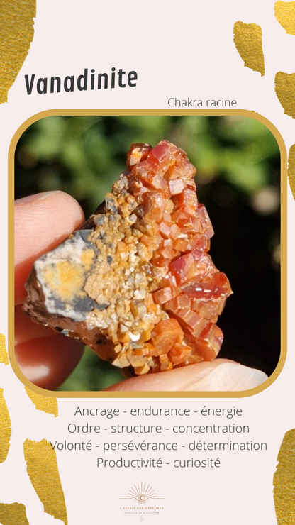 Vanadinite du Maroc n°3