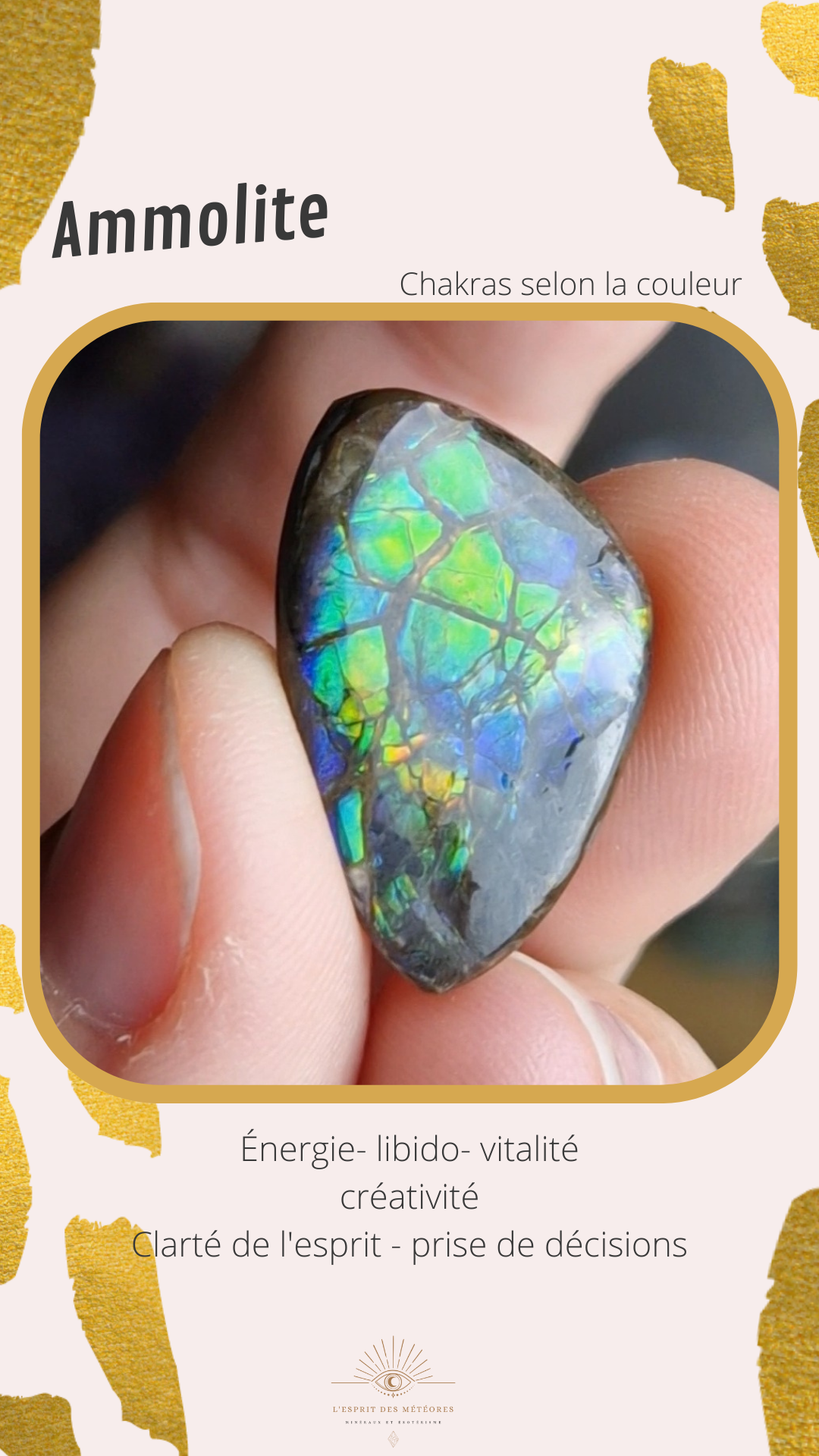 Pendentif en Ammolite n°4