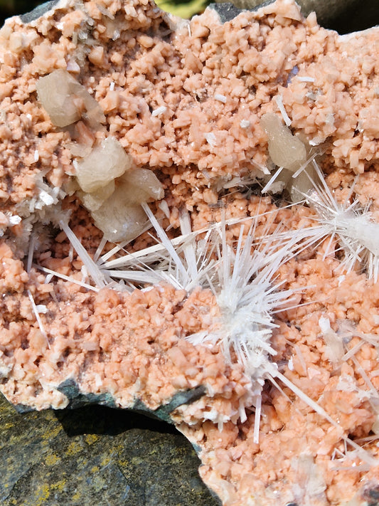 Scolécite sur Heulandite n°2