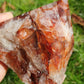 Pointe semi brute Quartz Hématoïde rouge A
