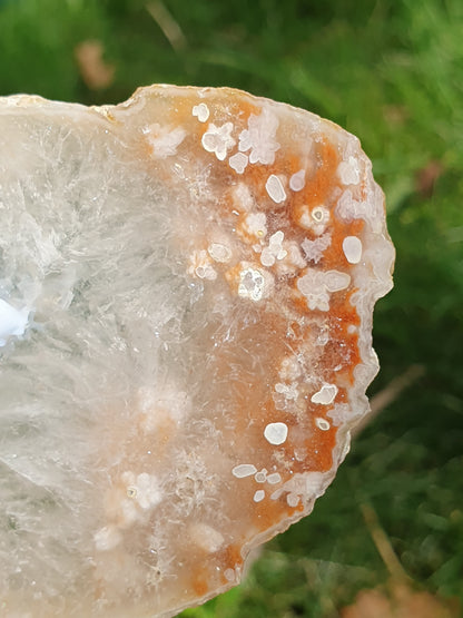 Tranche Agate fleurs n°12