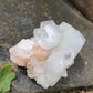 Apophyllite et stilbite sur Calcédoine A6