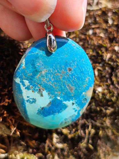 Pendentif Shattuckite Chrysocolle P16