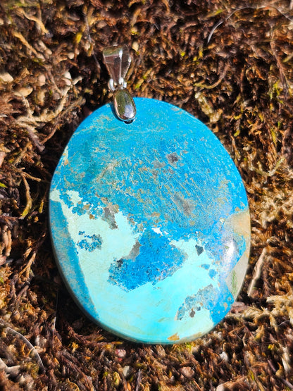 Pendentif Shattuckite Chrysocolle P16