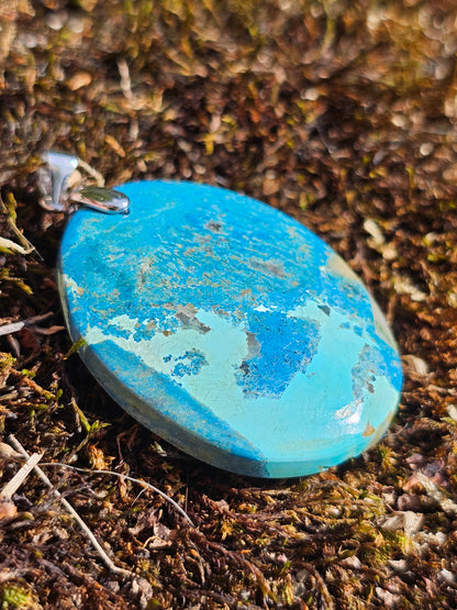 Pendentif Shattuckite Chrysocolle P16