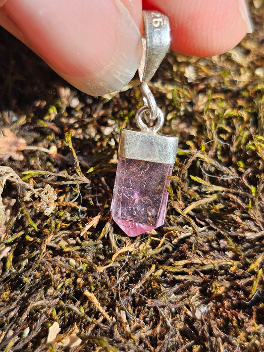 Pendentif Tourmaline rose