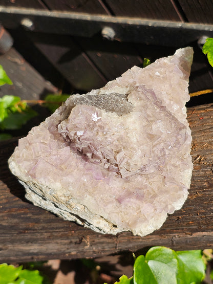 Grosse Fluorite française violette claire