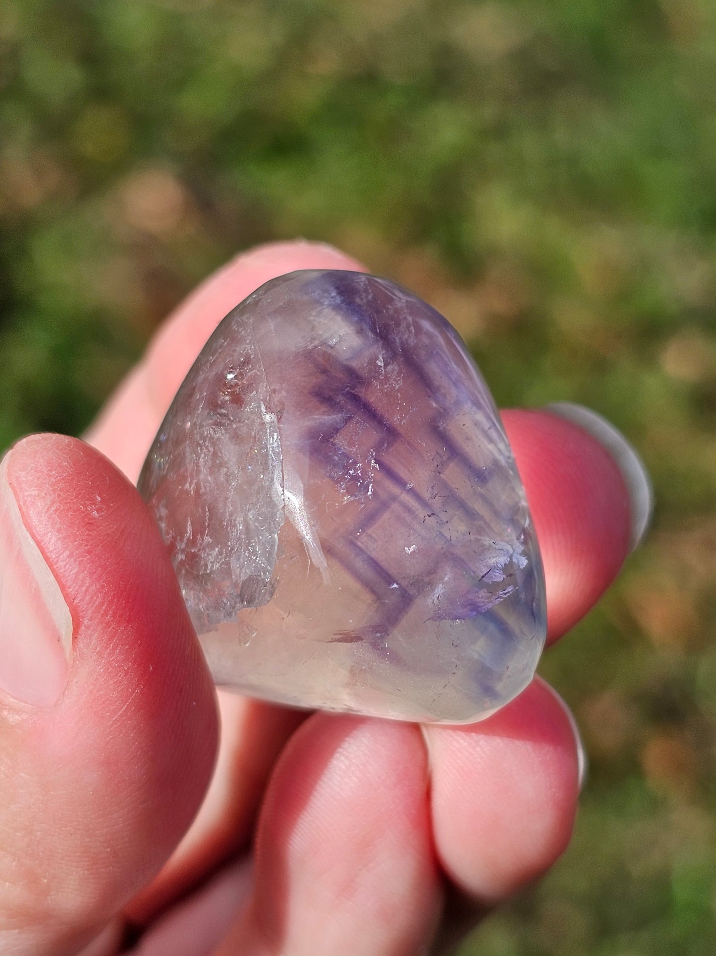 Galet Fluorite bleue française F