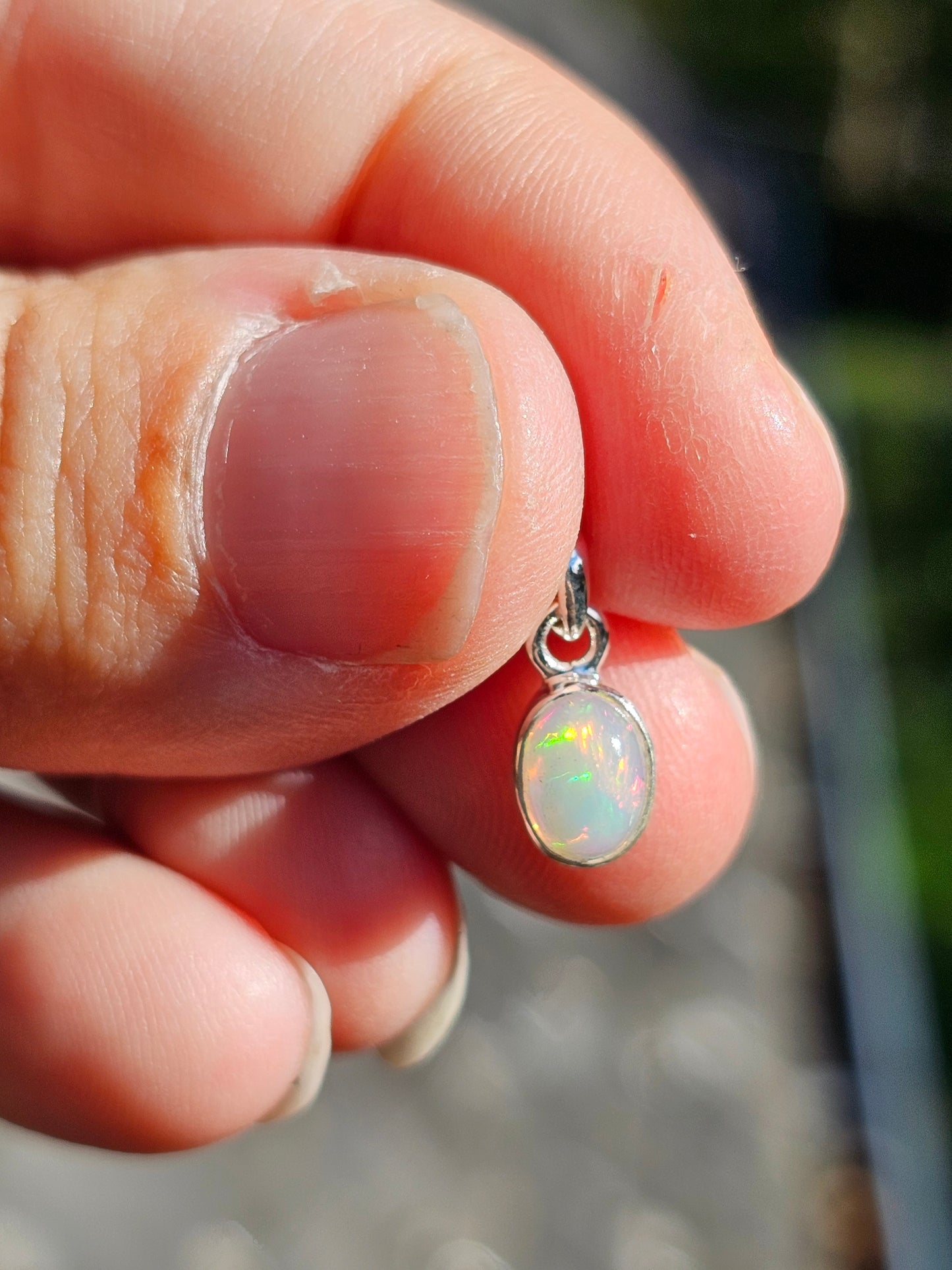 Pendentif Opale Noble d'Ethiopie A