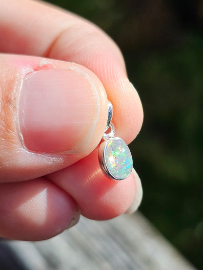 Pendentif Opale Noble d'Ethiopie B