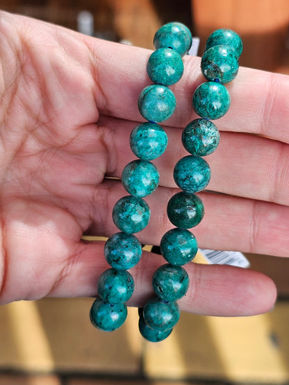 Bracelet Chrysocolle du Pérou