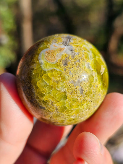 Sphère Opale verte OV1
