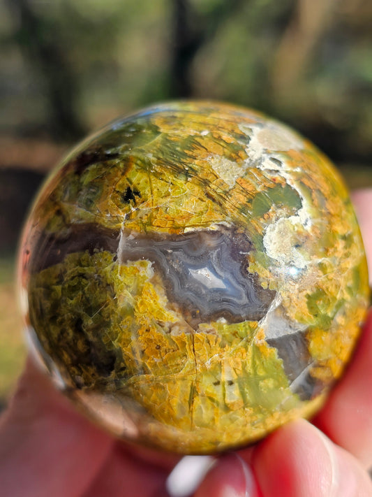 Sphère Opale verte OV3