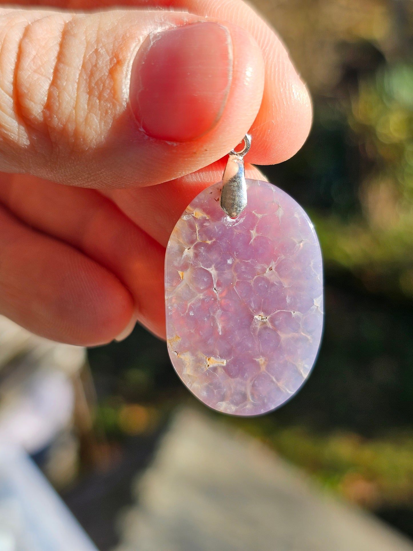 Pendentif Agate grappe (à choisir)