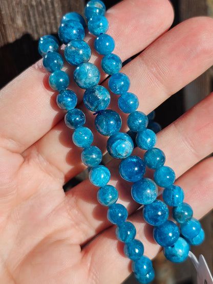 Bracelet Apatite bleue (2 tailles)