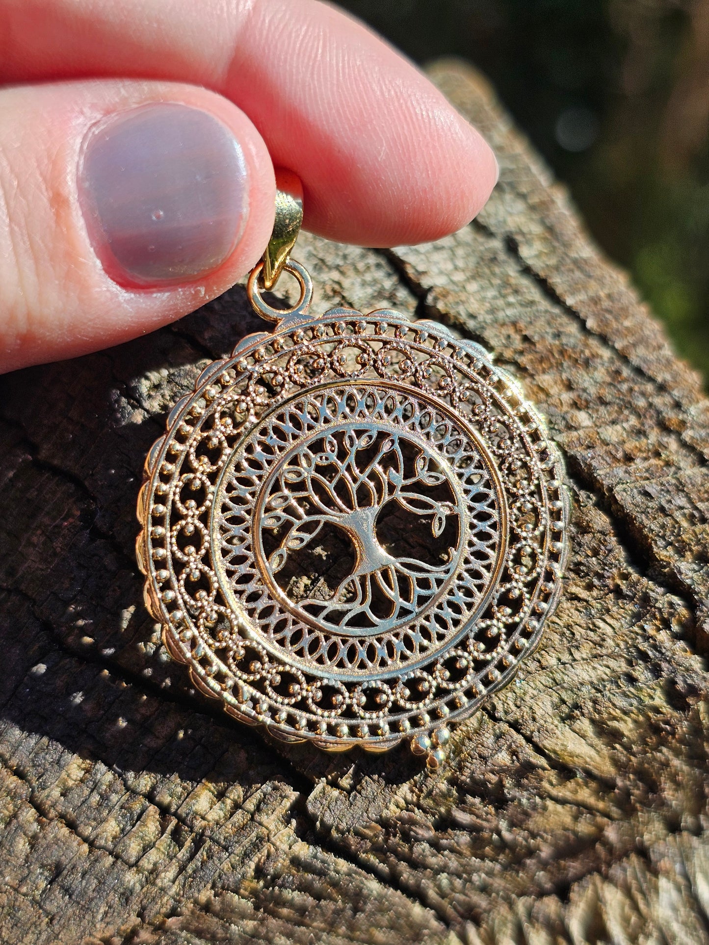 Pendentif Arbre de vie en Bronze