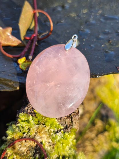 Pendentif Quartz rose QR2