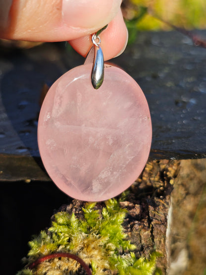 Pendentif Quartz rose QR2