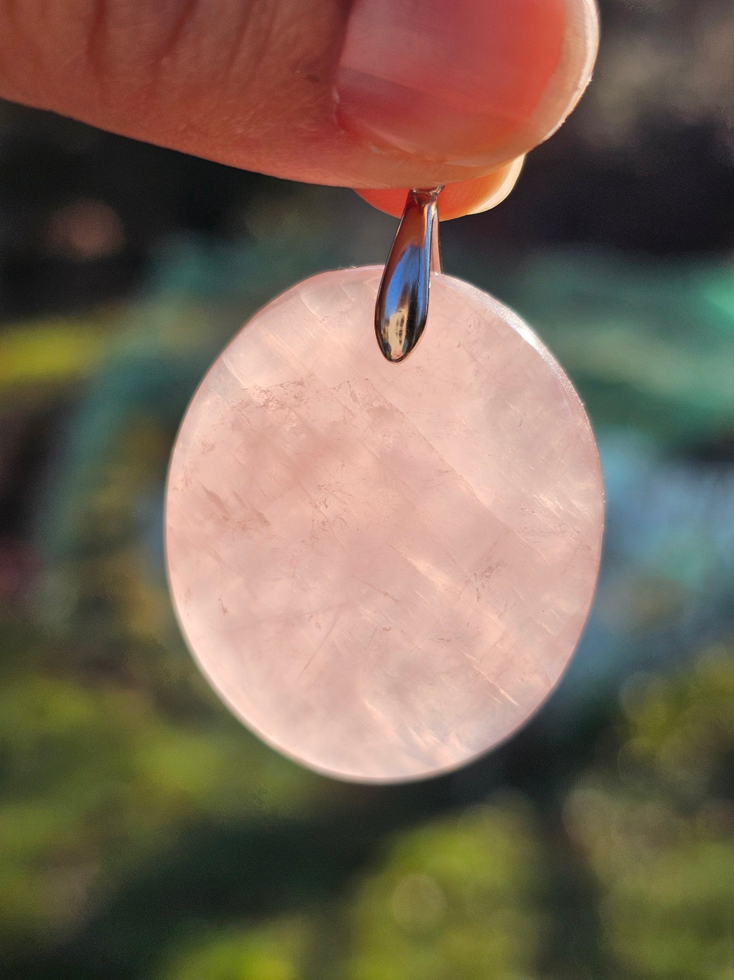 Pendentif Quartz rose QR2