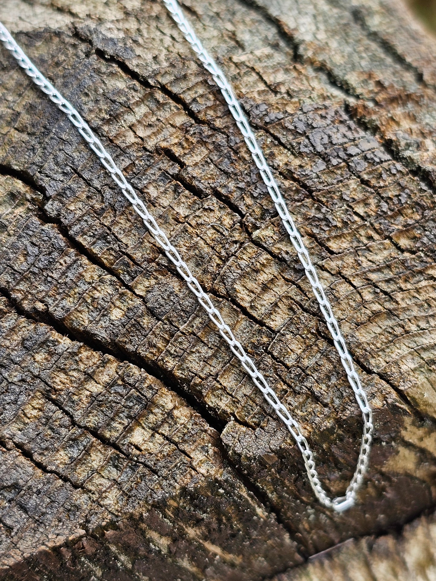 Chaîne diamantée en argent 925 (plusieurs tailles)