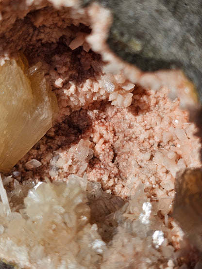 Scolécite sur Heulandite et stilbite n°14