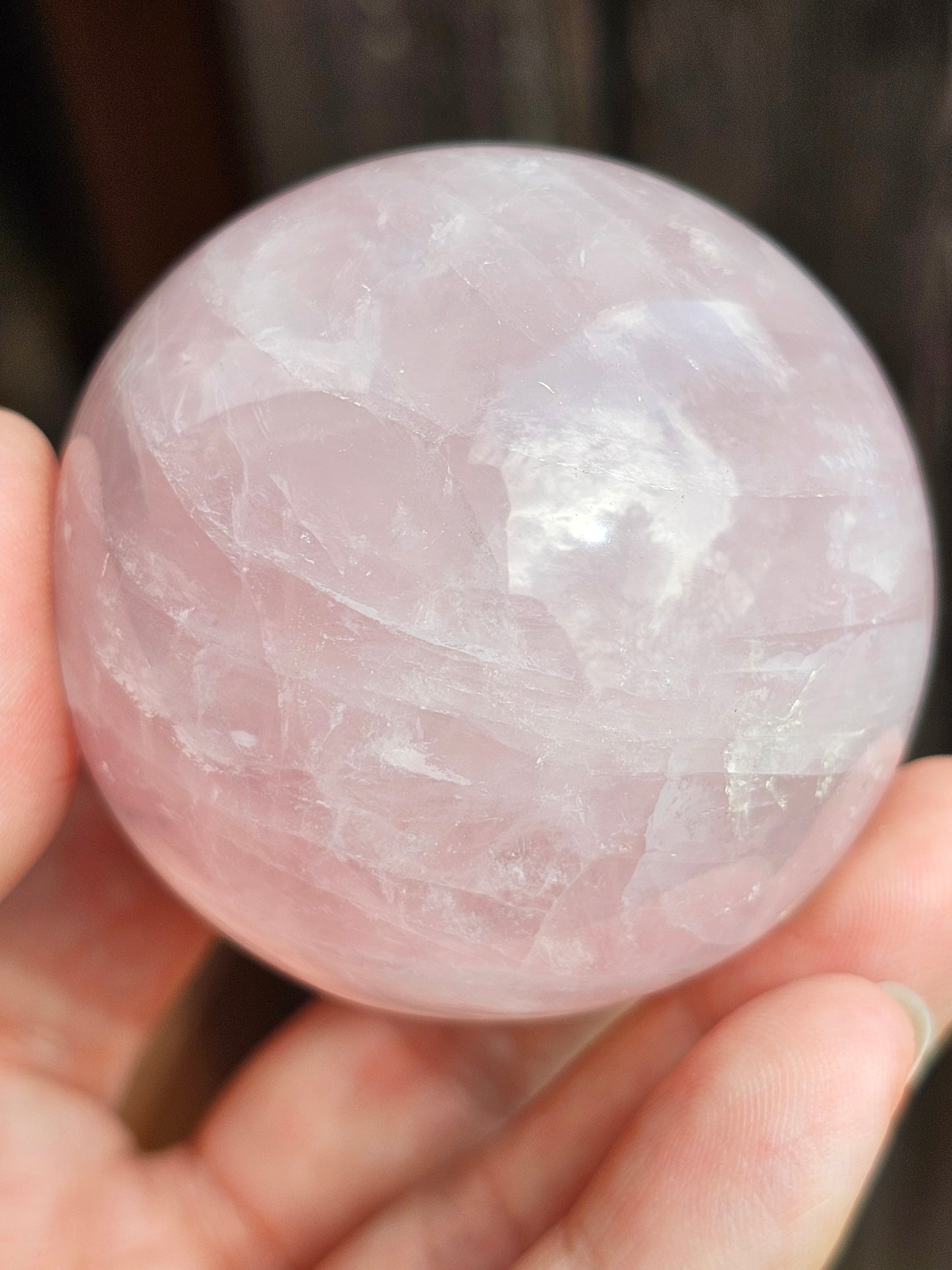 Sphère Quartz rose O