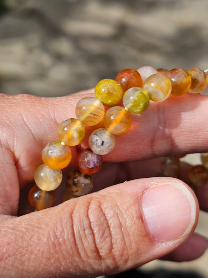 Bracelet Agate feu