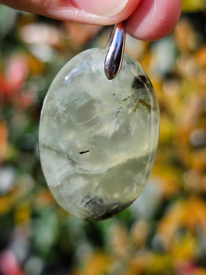 Pendentif en Prehnite P1