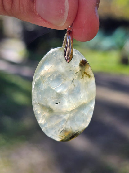 Pendentif en Prehnite P1