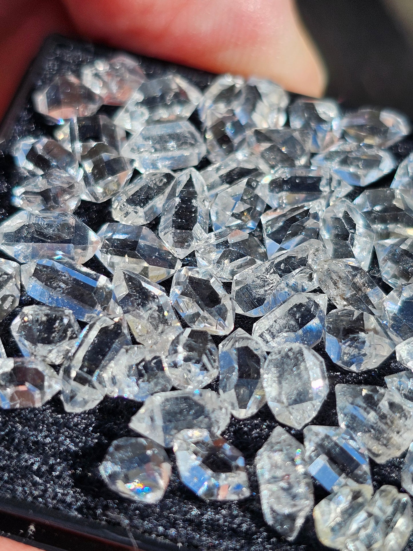 Lot de 10 Diamants Herkimer