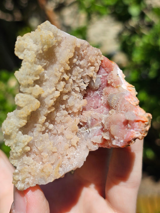 Tranche Agate et Calcédoine du Maroc 86g