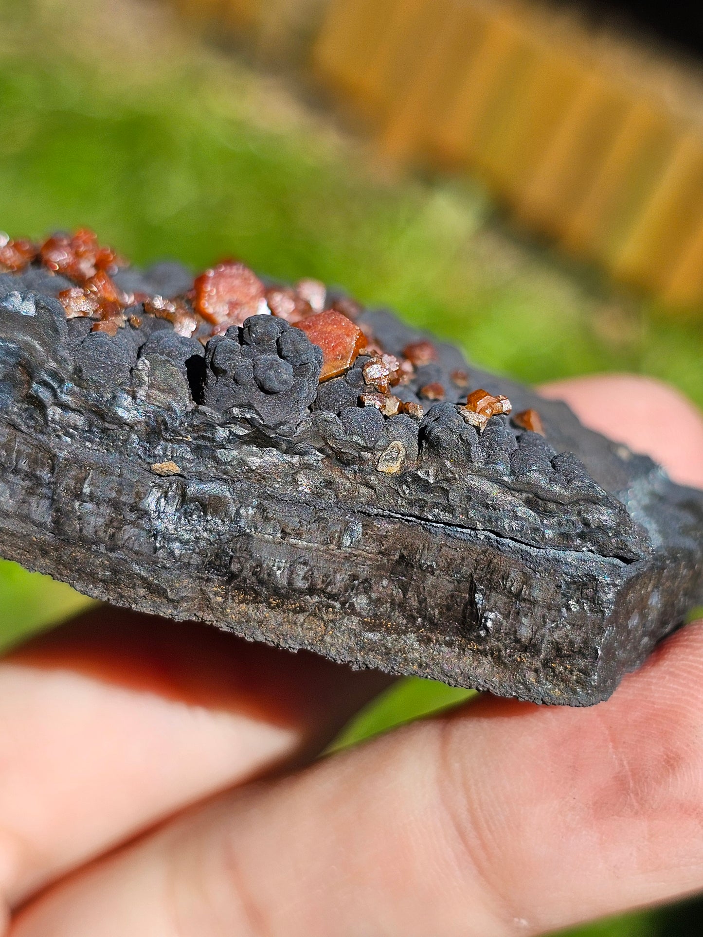 Vanadinite sur Goethite V3