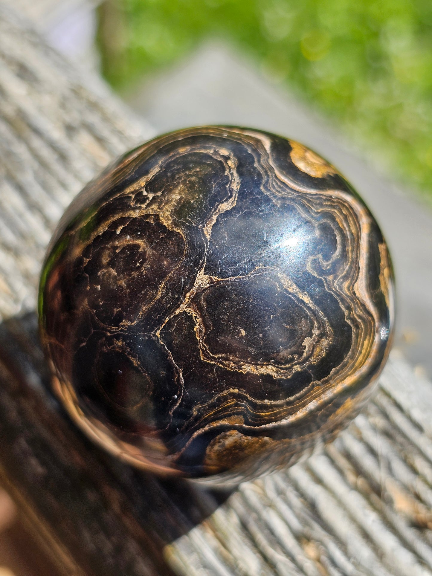 Sphère de Stromatolite du Pérou D