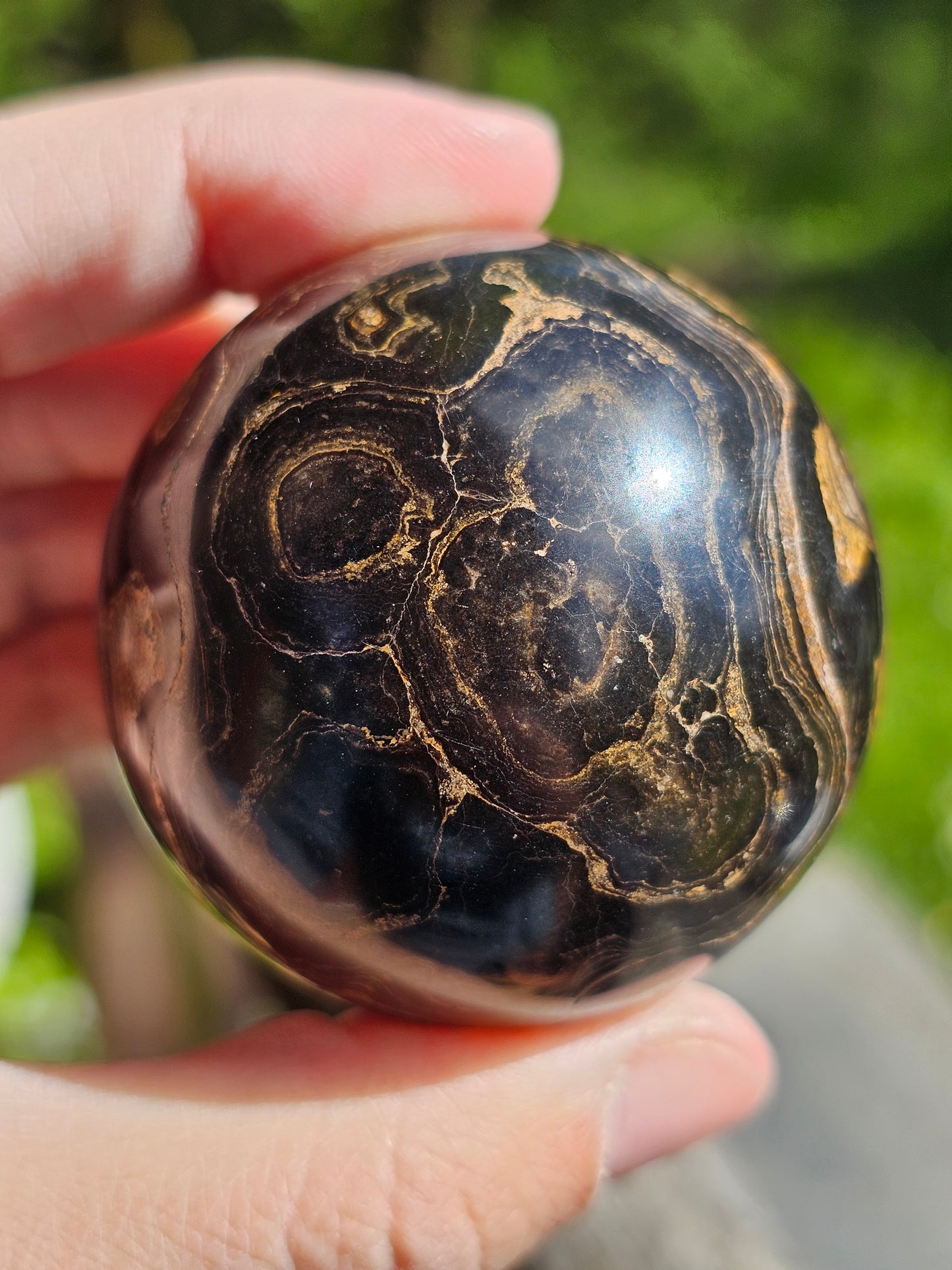 Sphère de Stromatolite du Pérou D