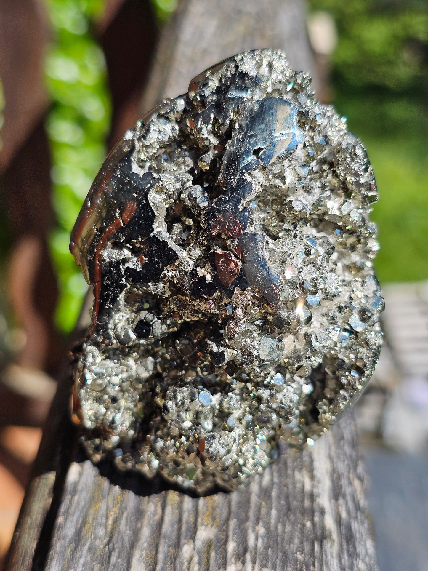 Forme libre de Pyrite du Pérou V